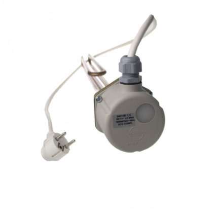 Комплект ТЭН RCT для водонагревателя Nibe, Baxi, Termica 3 кВт, G1 1/2", L380мм + стержневой термостат + индикаторная лампа + крышка + сетевой шнур, 3401397 – фото 9