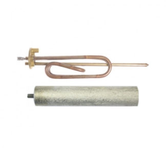 Комплект ТЭН RCA 2500W, TW, медь, D48мм, М5, 220V + анод, 10027K1 – фото 22