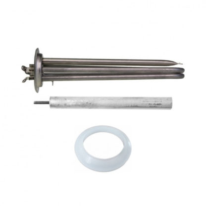 Комплект ТЭН RF 2000W(1000+1000), D64мм, М4, клеммы под винт, L205мм, 220V+ прокладка + анод, 20115K – фото 7