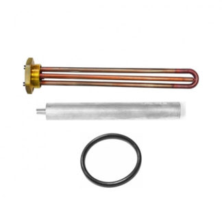 Комплект ТЭН RDT 1200W, D42мм, М6, L290мм, 220V + прокладка + анод, 20290K1 – фото 15