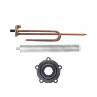 Комплект ТЭН Ariston RCF 2000W, медь, D48мм, М6, 220V + прокладка  + анод, 30271K4 – фото 21