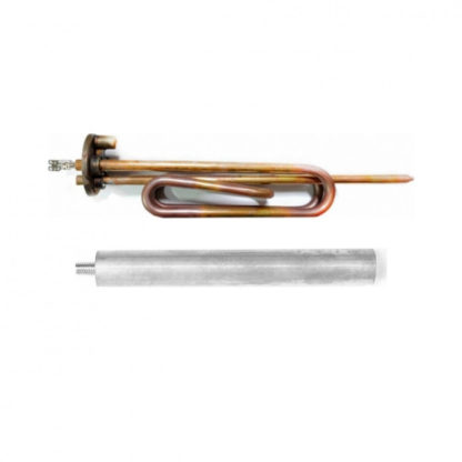 Комплект ТЭН RCA 2500W, TW, медь, D48мм, М6, 220V + анод, 3401364K1 – фото 7