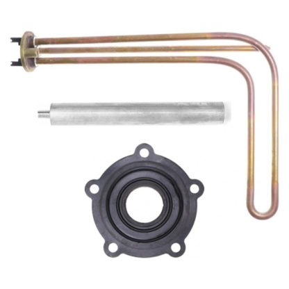 Комплект ТЭН Ariston  RCF 1500W, TW, медь, D48мм, М6, L280мм, горизонтальный 220V + прокладка  + анод, 3401369K4 – фото 7