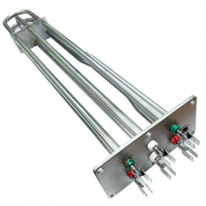 БЛОК ТЭН 9000W(3000*3), D56х105мм, L405мм, В3-245А, 230V, для ПКА, КПЭМ, МПК Abat, 859000 – фото 9