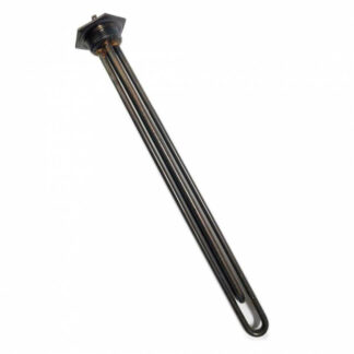 ТЭН радиаторный 2200W(1000+1200), черн, D42, клеммы под винт, G1 1/4", L390мм, 220V, Р22М – фото 18