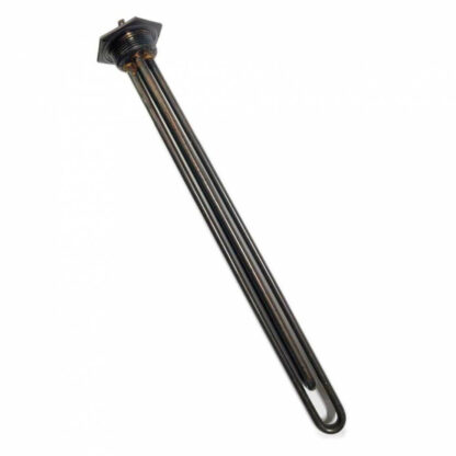 ТЭН радиаторный 2200W(1000+1200), черн, D42, клеммы под винт, G1 1/4", L390мм, 220V, Р22М – фото 7