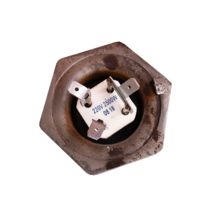 ТЭН радиаторный 2500W(1000+1500), черн, D42, клеммы под разъем, G1 1/4", L325мм, 220V, Р25М – фото 9