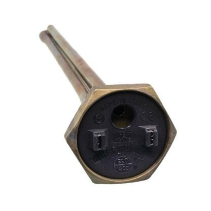 ТЭН радиаторный 1200W, TW, медь, D42, клеммы под стержневой термостат, G1 1/4", L280мм, 220V, 3400067 – фото 10